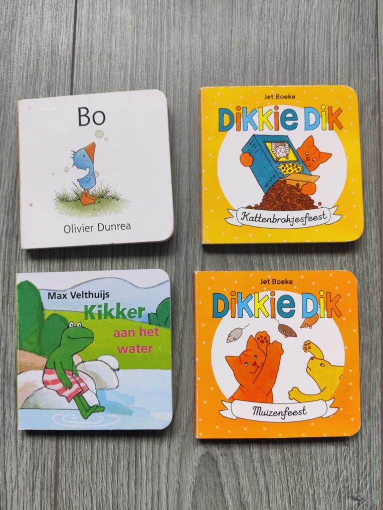 Boekjes voor kinderen: Dikkie Dik, Kikker en Bo, Boeken, Kinderboeken | Baby's en Peuters, Ophalen of Verzenden, Gelezen, 1 tot 2 jaar