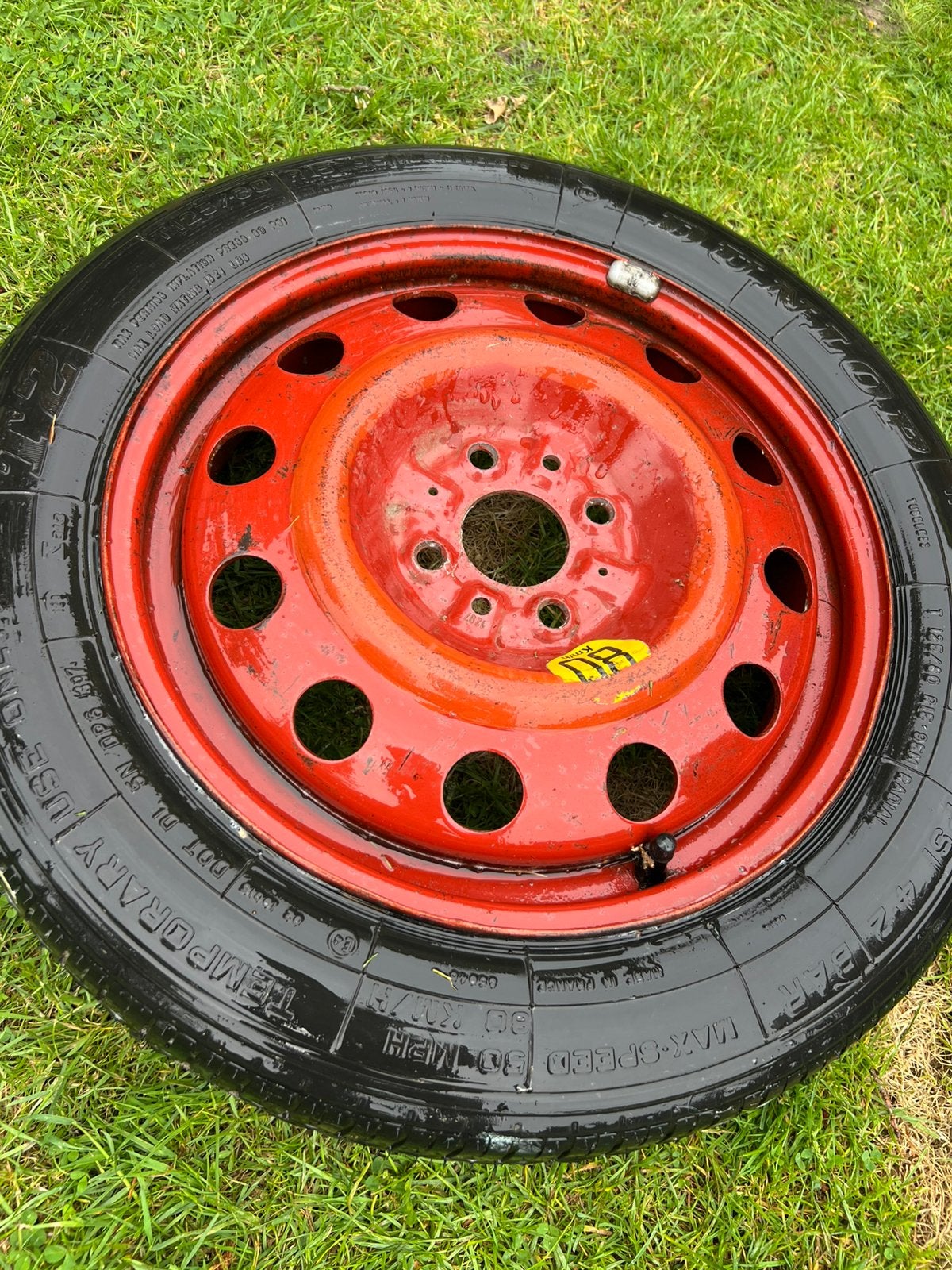 Abarth fiat alfa Thuisbrenger reservewiel, Ophalen, Auto, Overige merken
