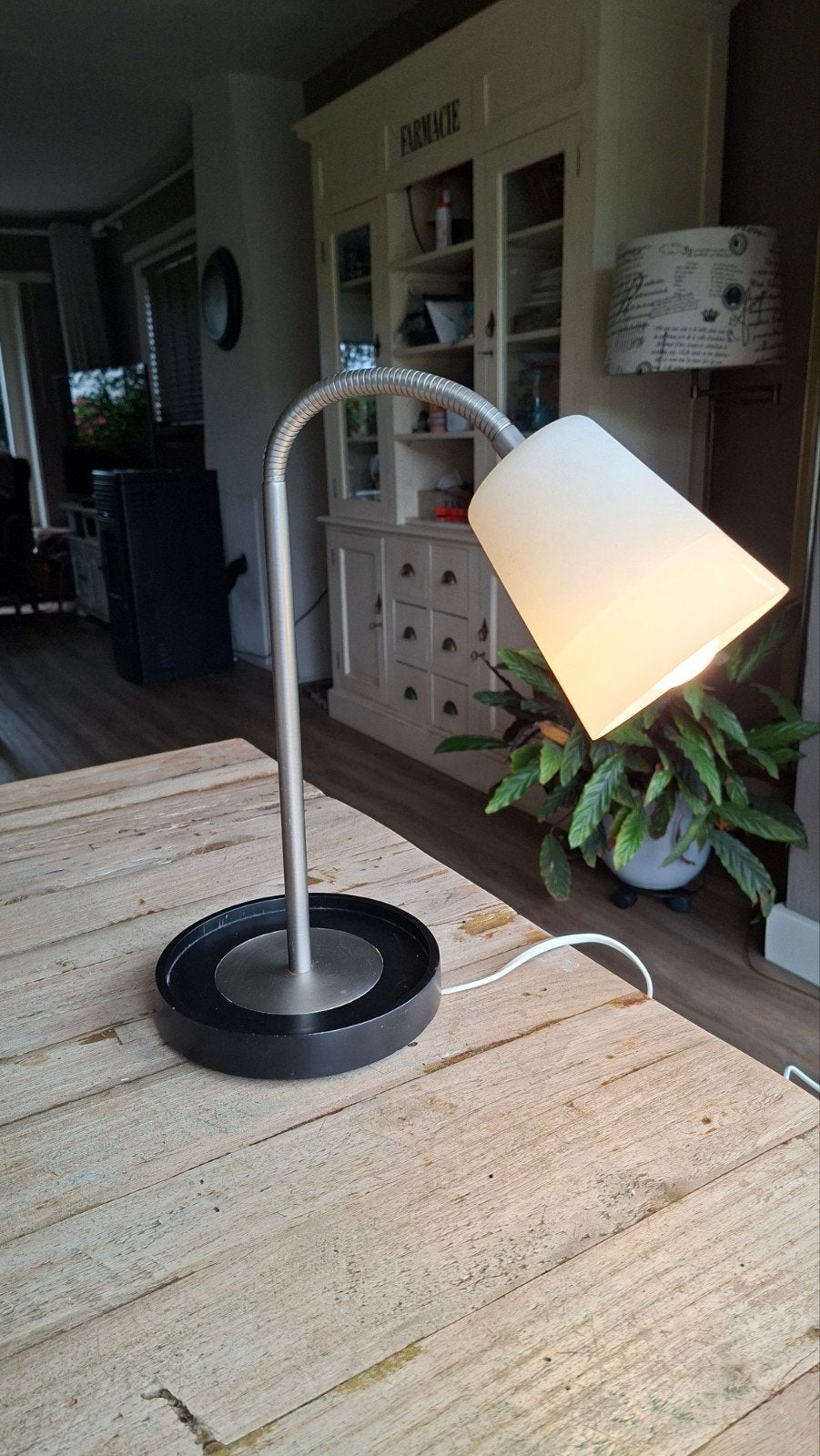 Vintage IKEA Basisk Tafellamp / Bureaulamp - Type A0402, Ophalen of Verzenden, Minder dan 50 cm