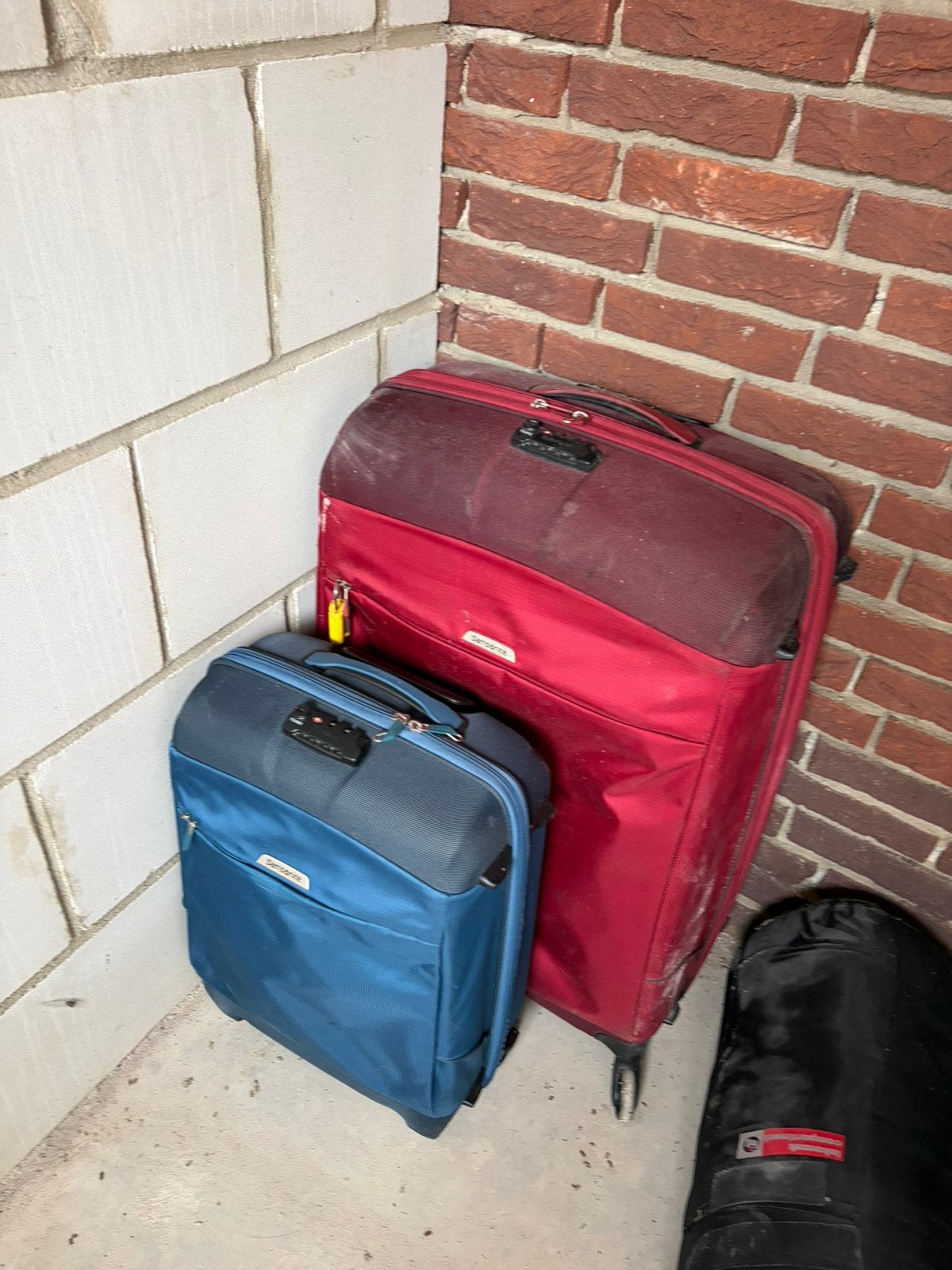 Samsonite set, Sieraden, Tassen en Uiterlijk, Koffers, Ophalen, Zo goed als nieuw, Hard kunststof