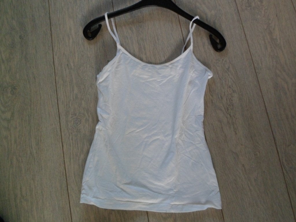 Witte top/ hemd maat S, Wit, Ophalen of Verzenden, Zo goed als nieuw, Maat 36 (S)