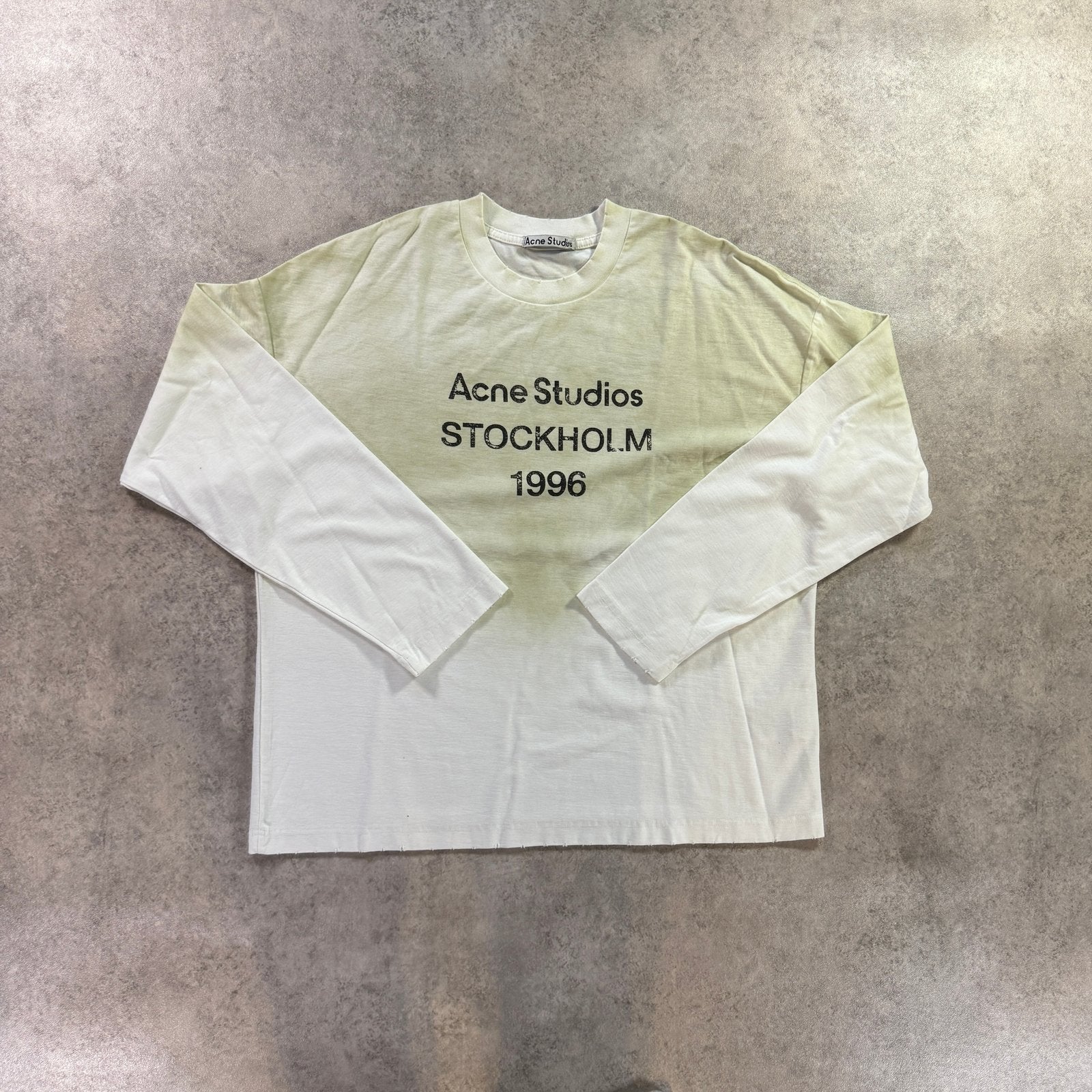 Acne Studios Longsleeve Wit/Zwart, Ophalen of Verzenden, Zo goed als nieuw, Maat 48/50 (M), Wit