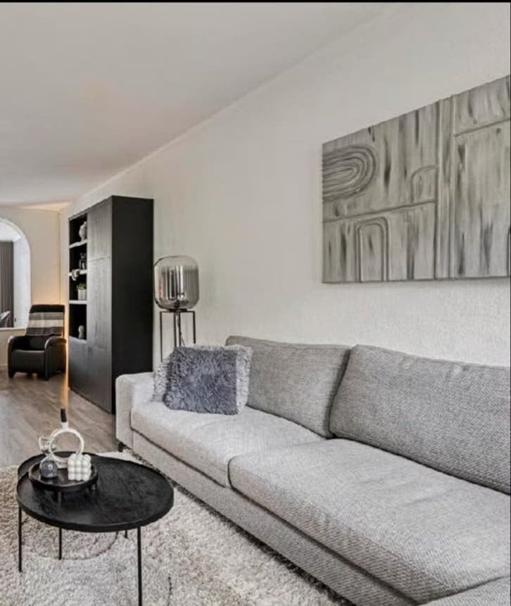Moderne Hoekbank - Montel, Ophalen, Zo goed als nieuw, Stof