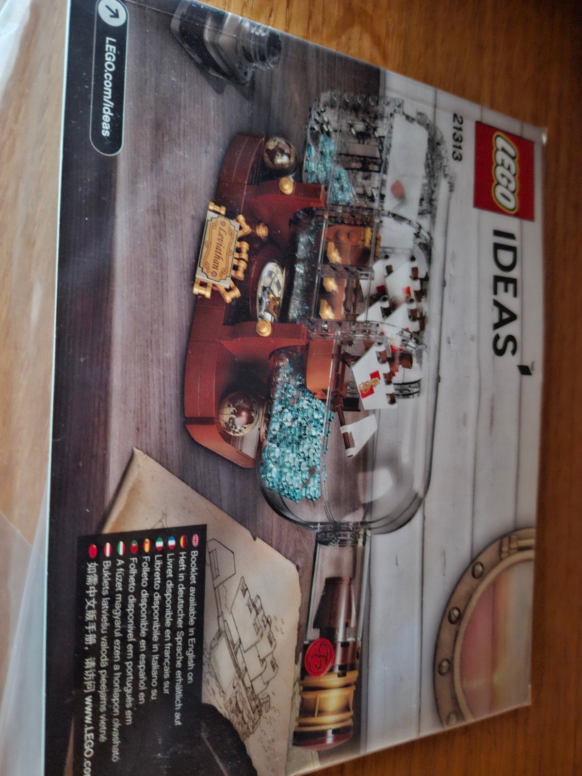 Lego Ideas 21313 Schip in een Fles - Zo goed als nieuw, Compleet, Lego, Ophalen of Verzenden, Complete set