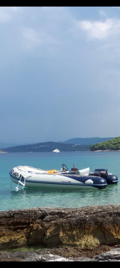 Honwave t 40 rubberboot boot met yamaha 25pk, Watersport en Boten, Ophalen of Verzenden, Yamaha