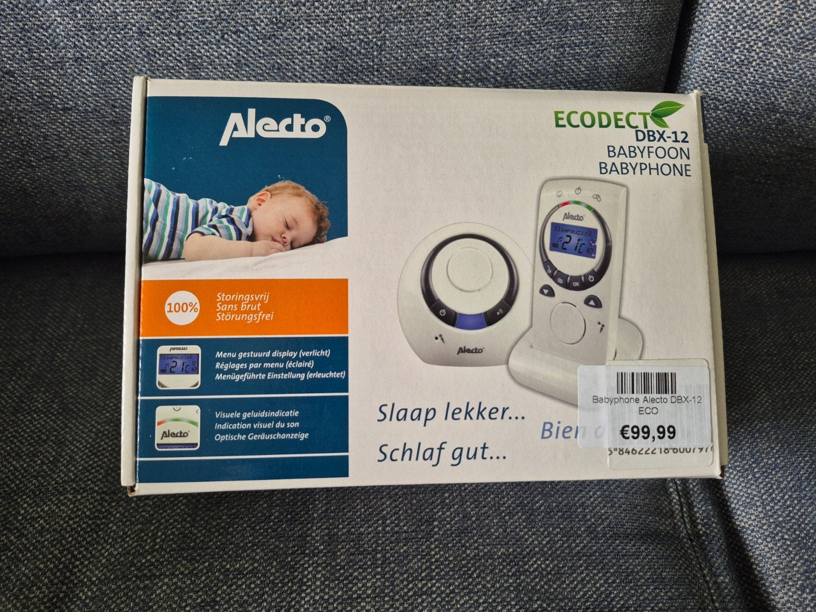Alecto Babyfoon - Perfect werkend, incl. handleiding, Kinderen en Baby's, Babyfoons, Ophalen of Verzenden, Gebruikt, 250 meter of meer