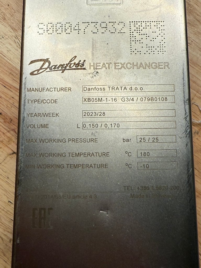 DANFOSS HEATING XB05M-1-16, Doe-het-zelf en Verbouw, Verwarming en Radiatoren, Minder dan 30 cm, Overige typen, Minder dan 60 cm