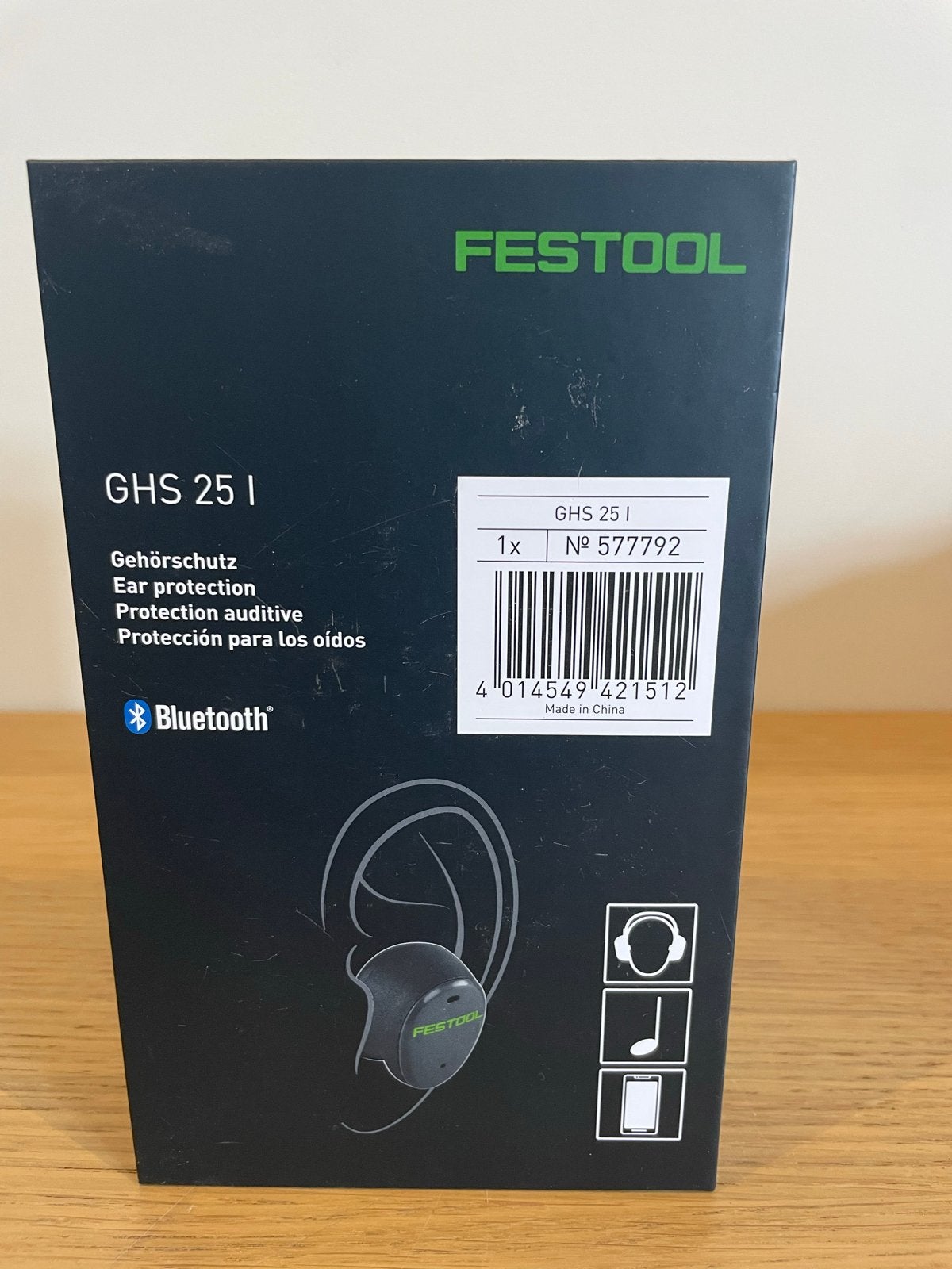 NIEUW- Festool GHS 25 I Bluetooth Gehoorbescherming, Ophalen of Verzenden, Nieuw, Overige merken, Draadloos