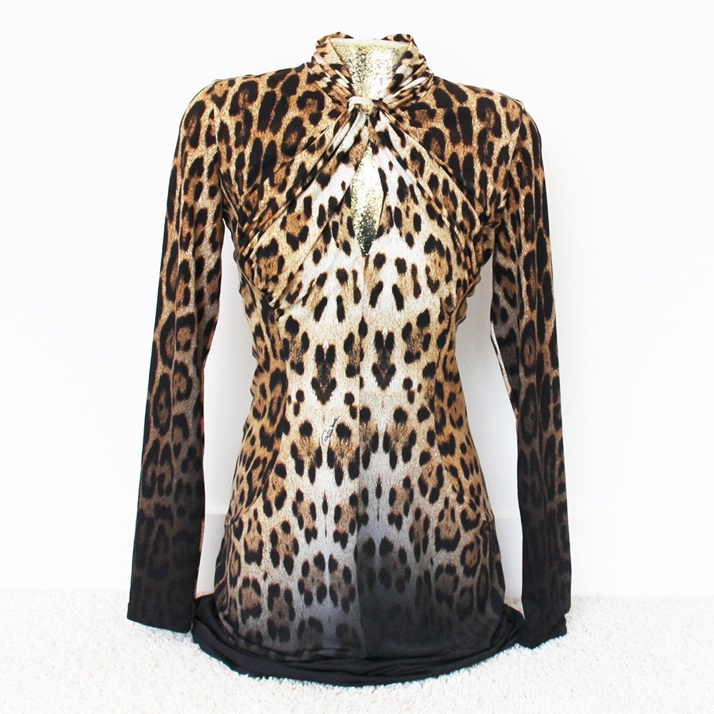 Roberto Cavalli Jurk (IT Maat 44/NL Maat 40) - 53 € 185,-, Kleding | Dames, Maat 38/40 (M), Meerkleurig, Ophalen of Verzenden
