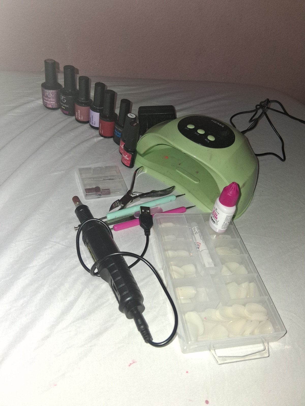 Gellac set, Ophalen of Verzenden, Gebruikt, Overige kleuren, Handen en Nagels