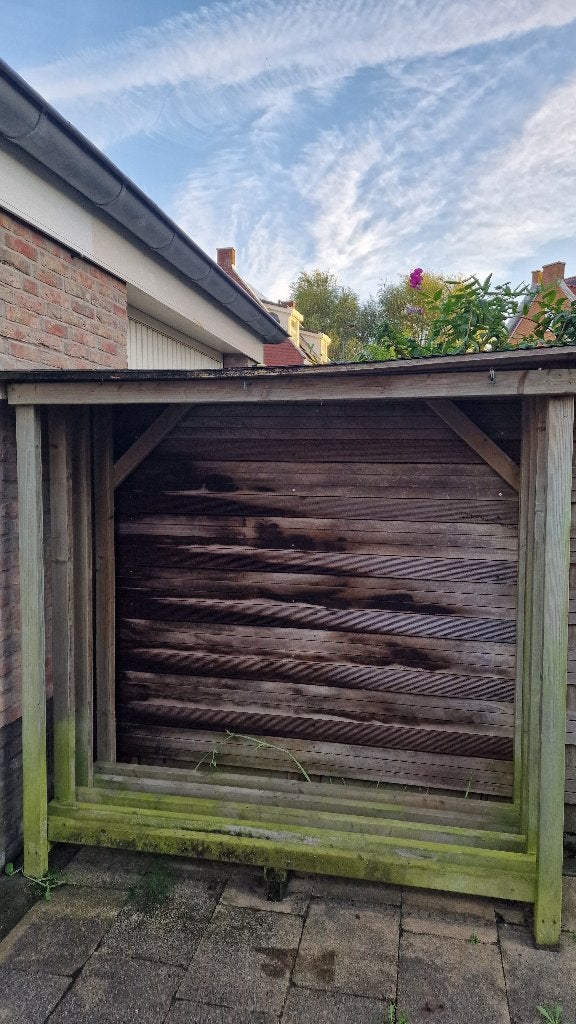 Openhaard Hout Berging - L180 x B60 x H185 cm, Minder dan 3 m³, Ophalen