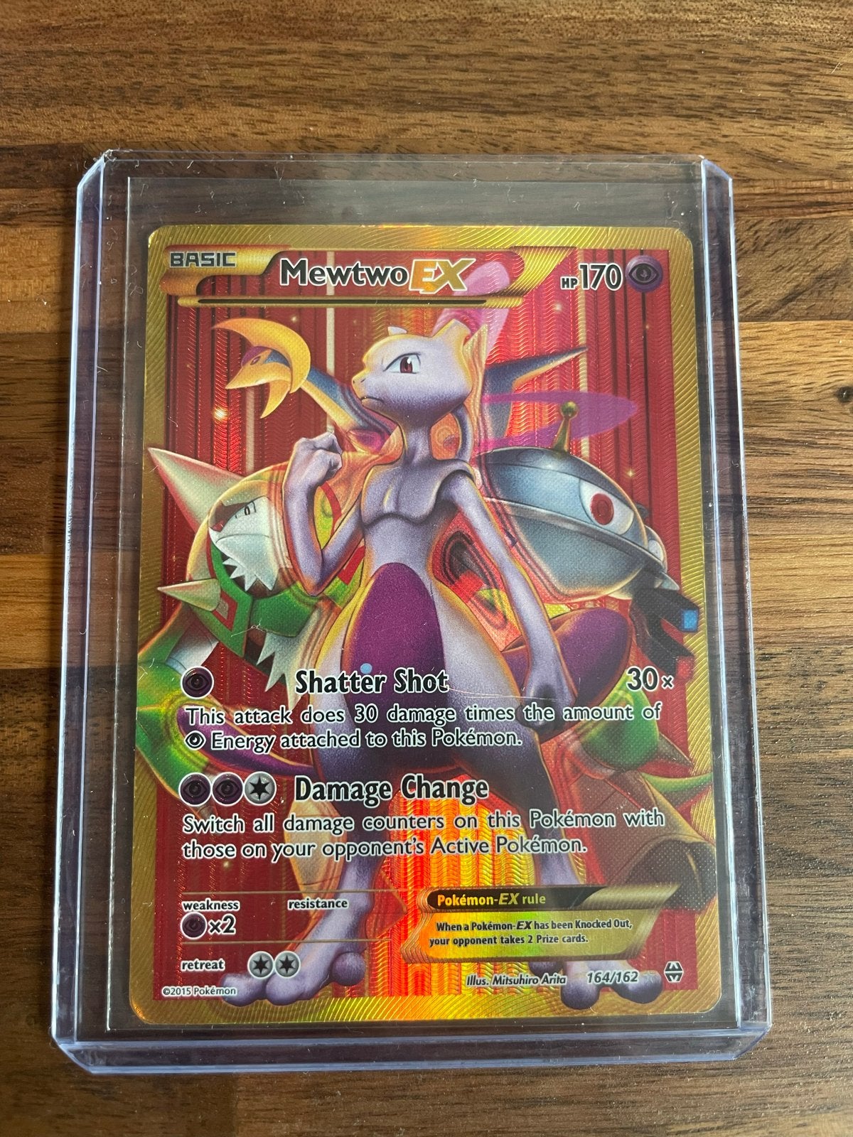 Pokémon Kaarten - Mewtwo, Dragonite, Umbreo, Ophalen of Verzenden, Gebruikt, Meerdere kaarten, Foil