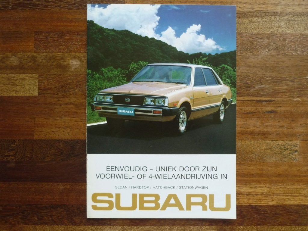 Subaru Sedan/Hardtop/Hatchback/Stationwagen (1981/1982), Verzenden, Nieuw, Overige merken