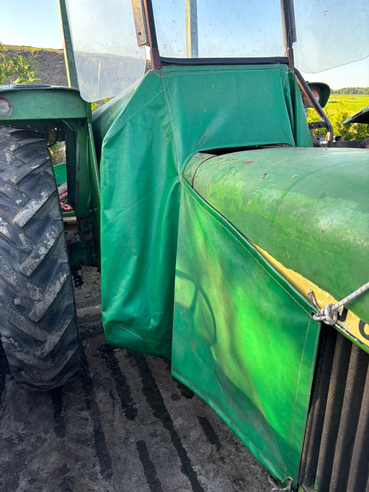 Scirocco cabine/tractorjas, Ophalen