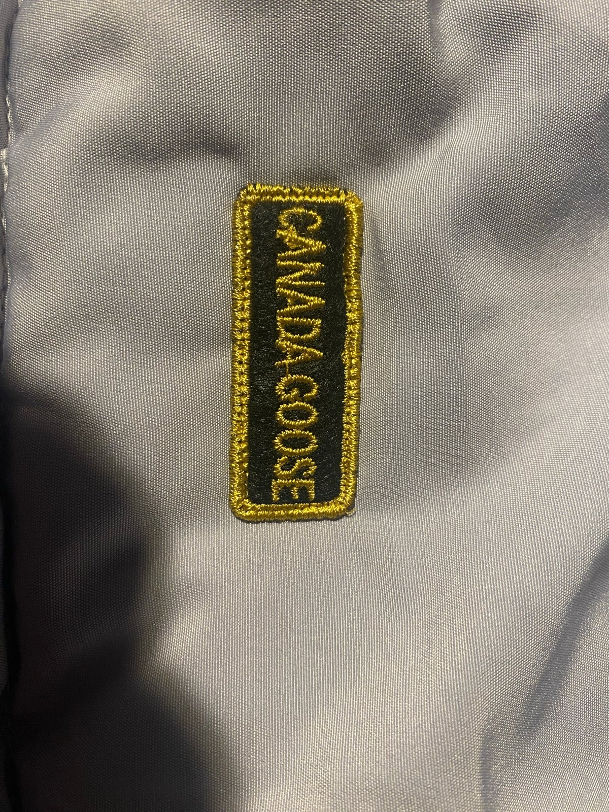 Canada Goose Winterjas Lichtgrijs/Blauw, Ophalen of Verzenden, Gedragen, Maat 52/54 (L), Grijs