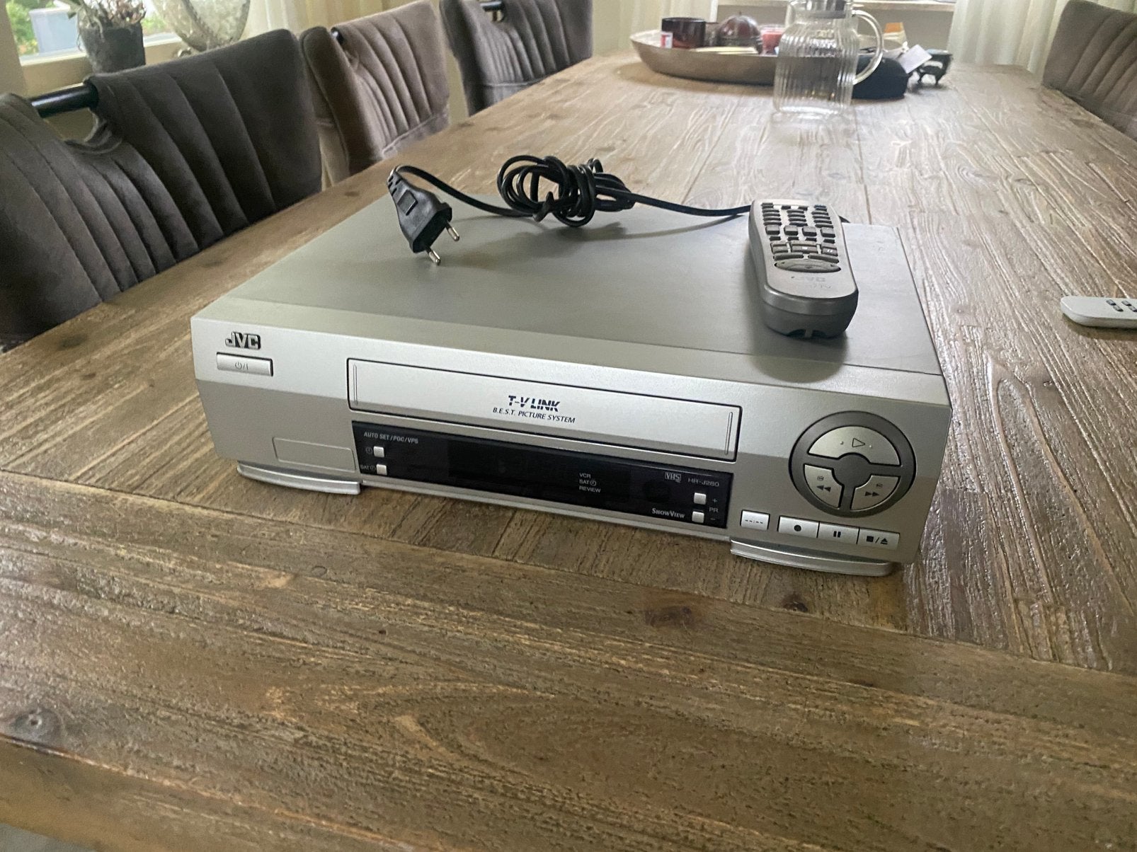 Prima werkende JVC VHS videospeler, Ophalen of Verzenden, Zo goed als nieuw, VHS-speler of -recorder