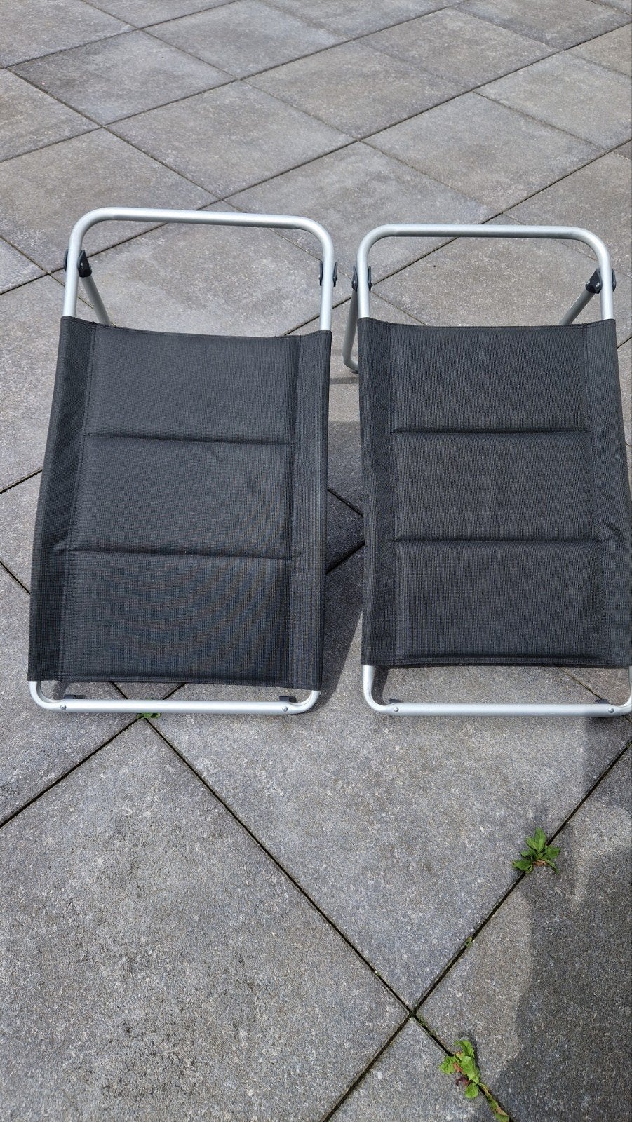 Voetenbankje voor standenstoel 2 stuks, Caravans en Kamperen, Ophalen, Campingstoel