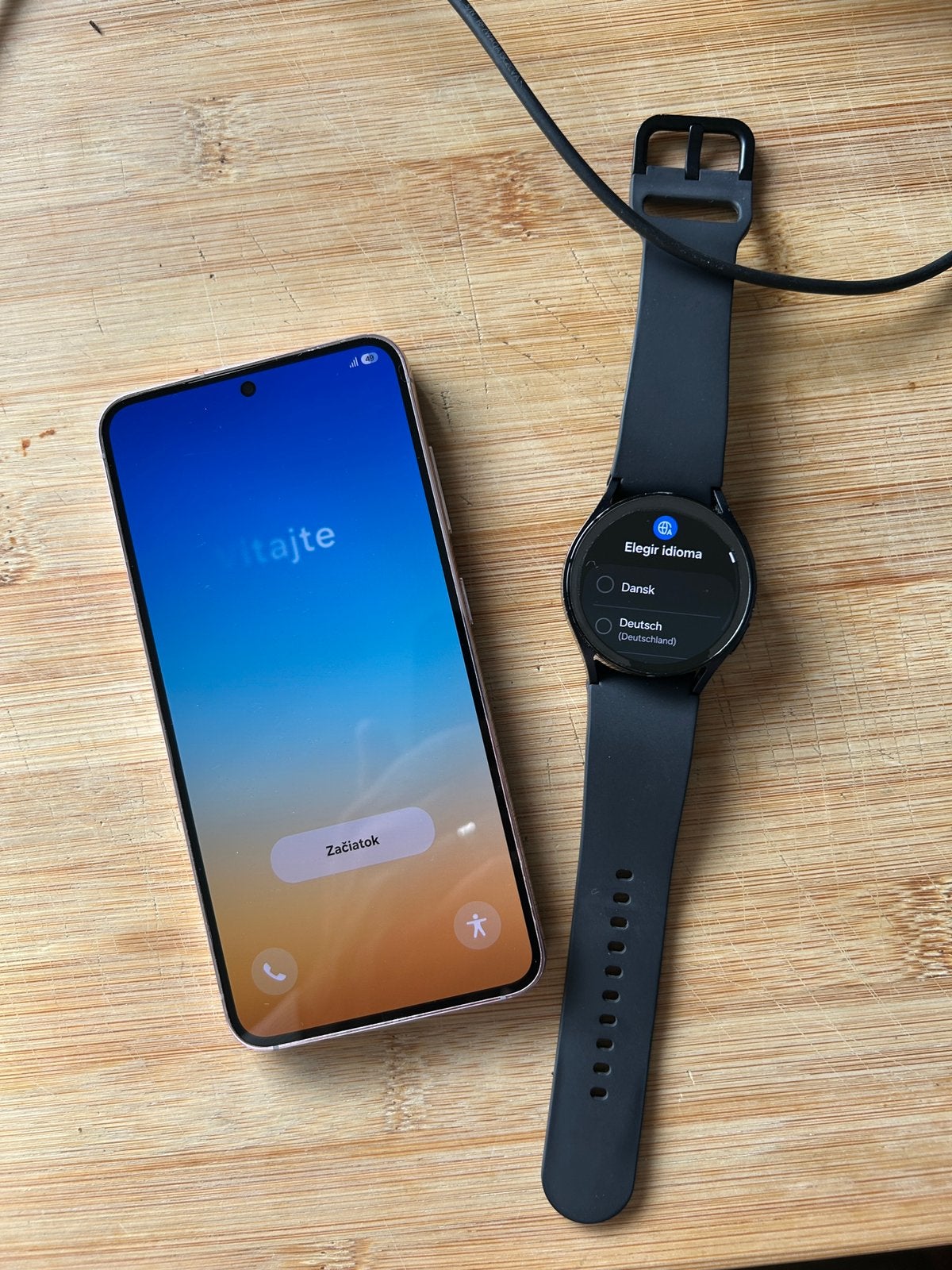 Samsung S23 zwart met smart watch, Gebruikt, Zwart, Ophalen of Verzenden, Waterdicht