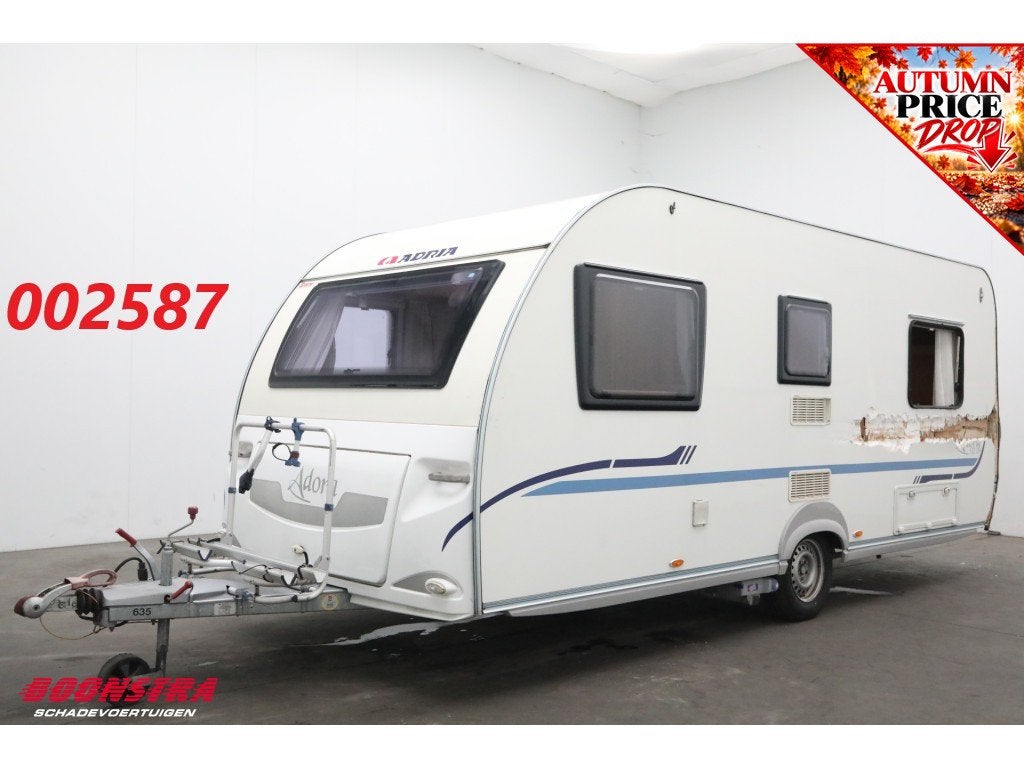 Adria Adora ADORA Mover Fietsendrager Rondzit Frans bed, Vast bed, Dopplerlaan 4
9207HC  DRACHTEN, NL, Boonstra Schadevoertuigen