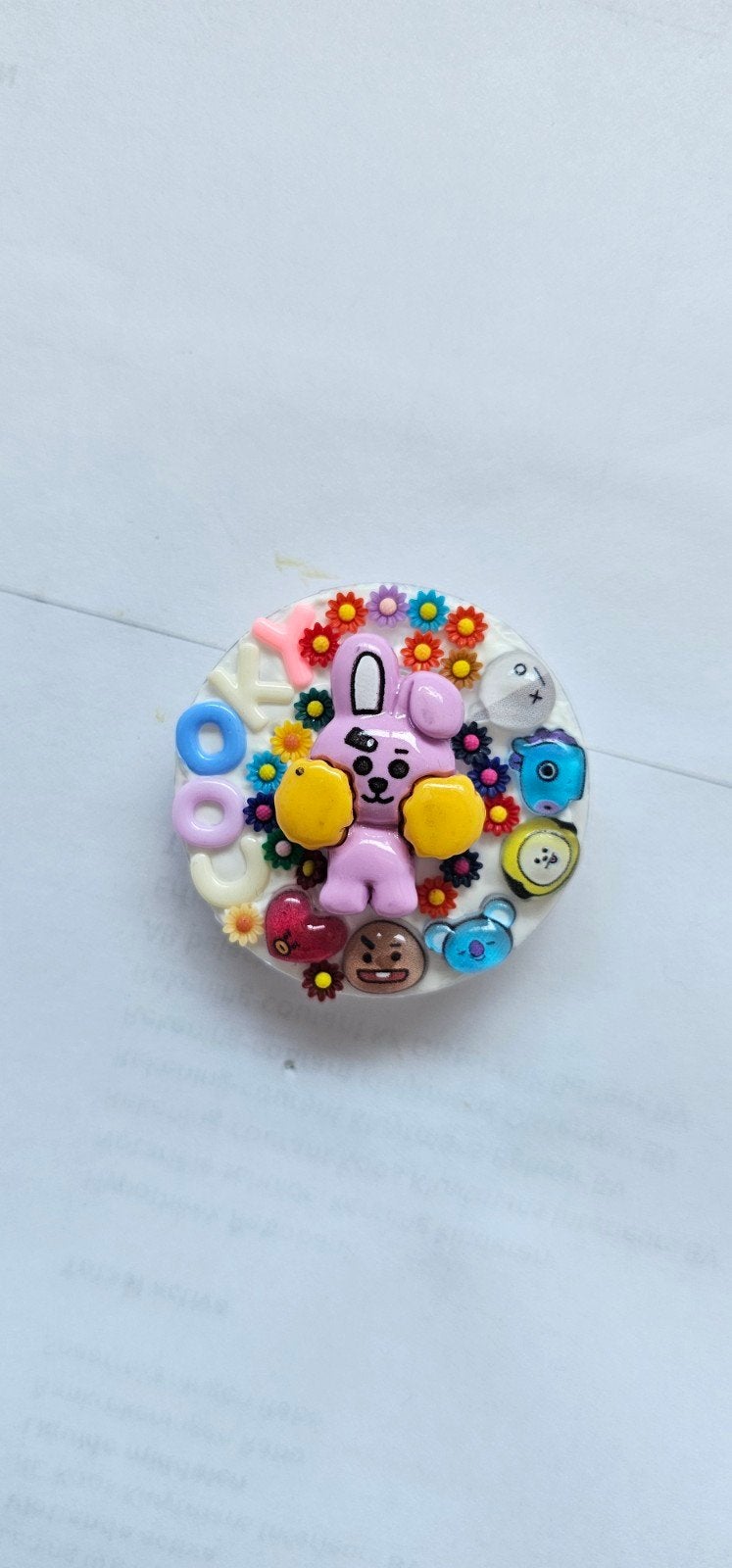 Leuke BT21cooky PopSocket voor je telefoon, Ophalen of Verzenden, Nieuw, Overige typen