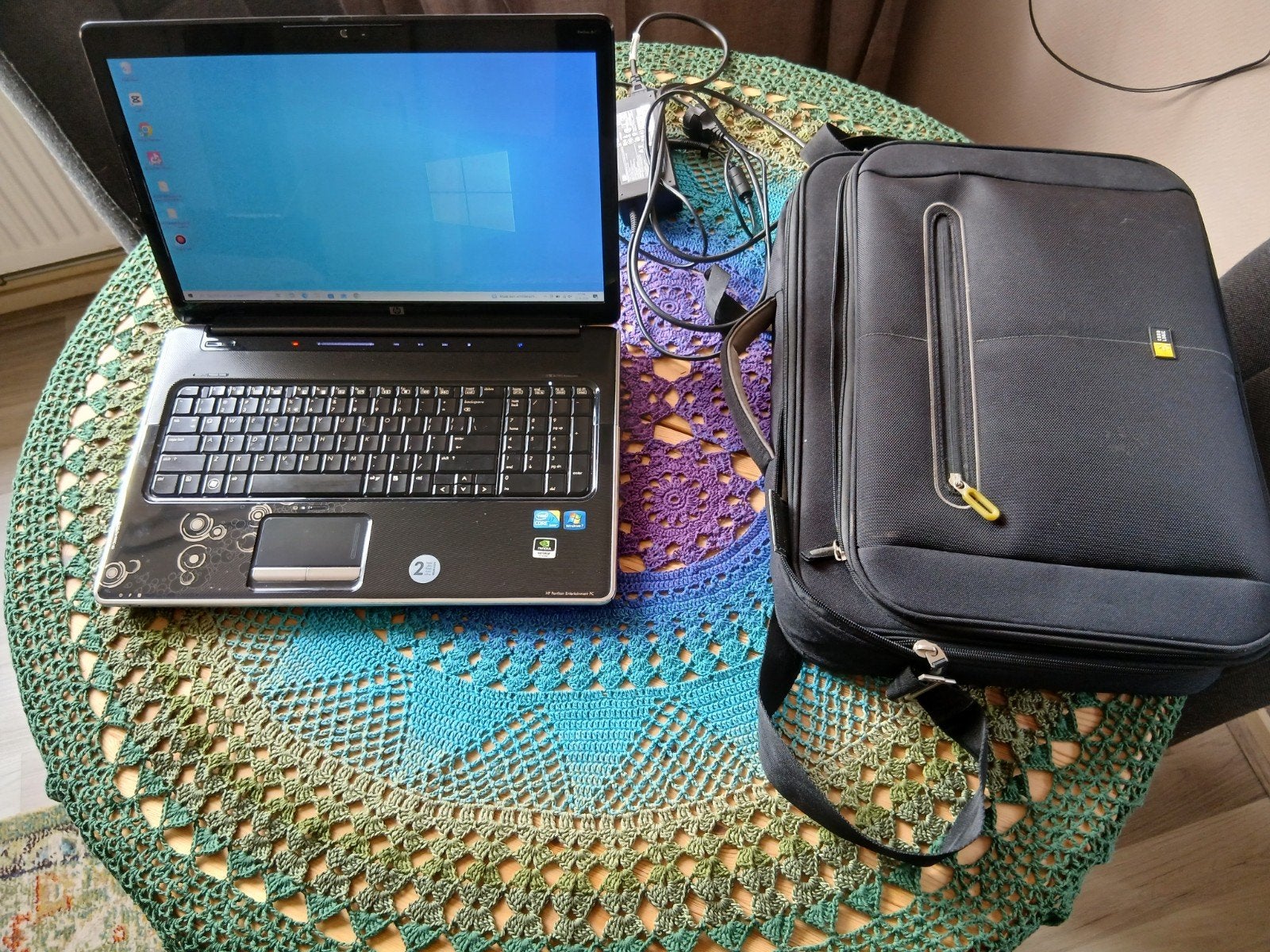 HP Pavilion dv7 laptop - Intel Core i7, NVIDIA GeForce, Gebruikt, 2 tot 3 Ghz, Qwerty, 8 GB