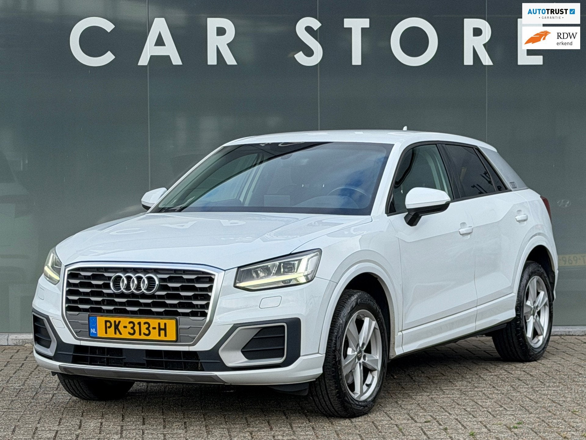 Audi Q2 1.4 TFSI CoD Design Pro Line Plus 100% Dealer onderh, Auto's, Stof, 4 cilinders, 150 pk, Wit