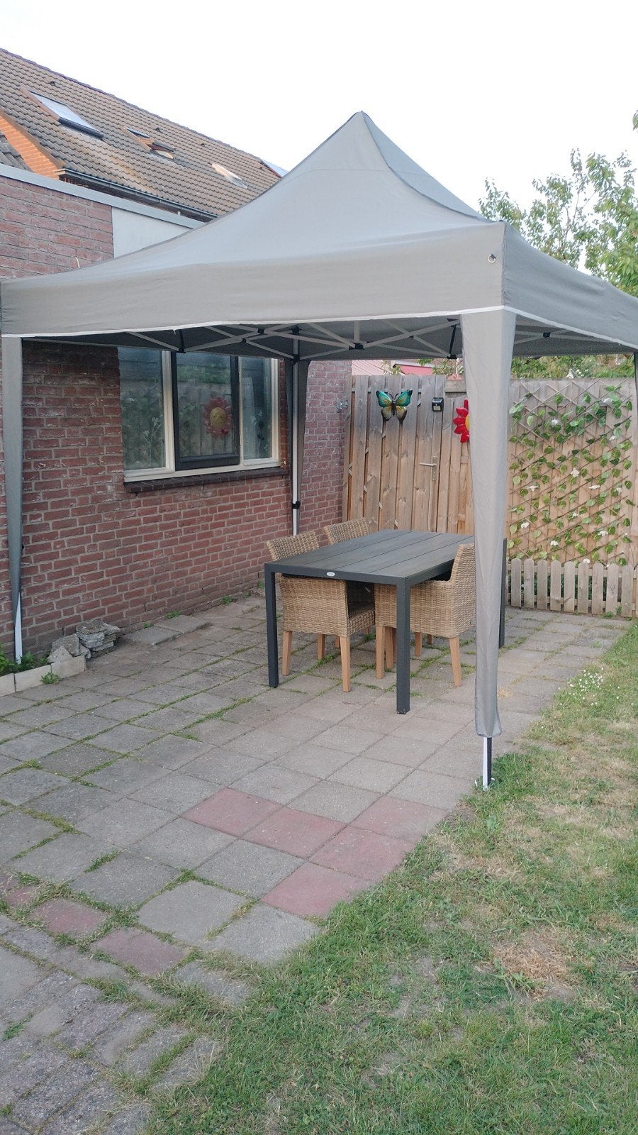 Reserve dak voor partytent 3x3 m, Gebruikt, Opvouwbaar, Partytent, Minder dan 4 meter