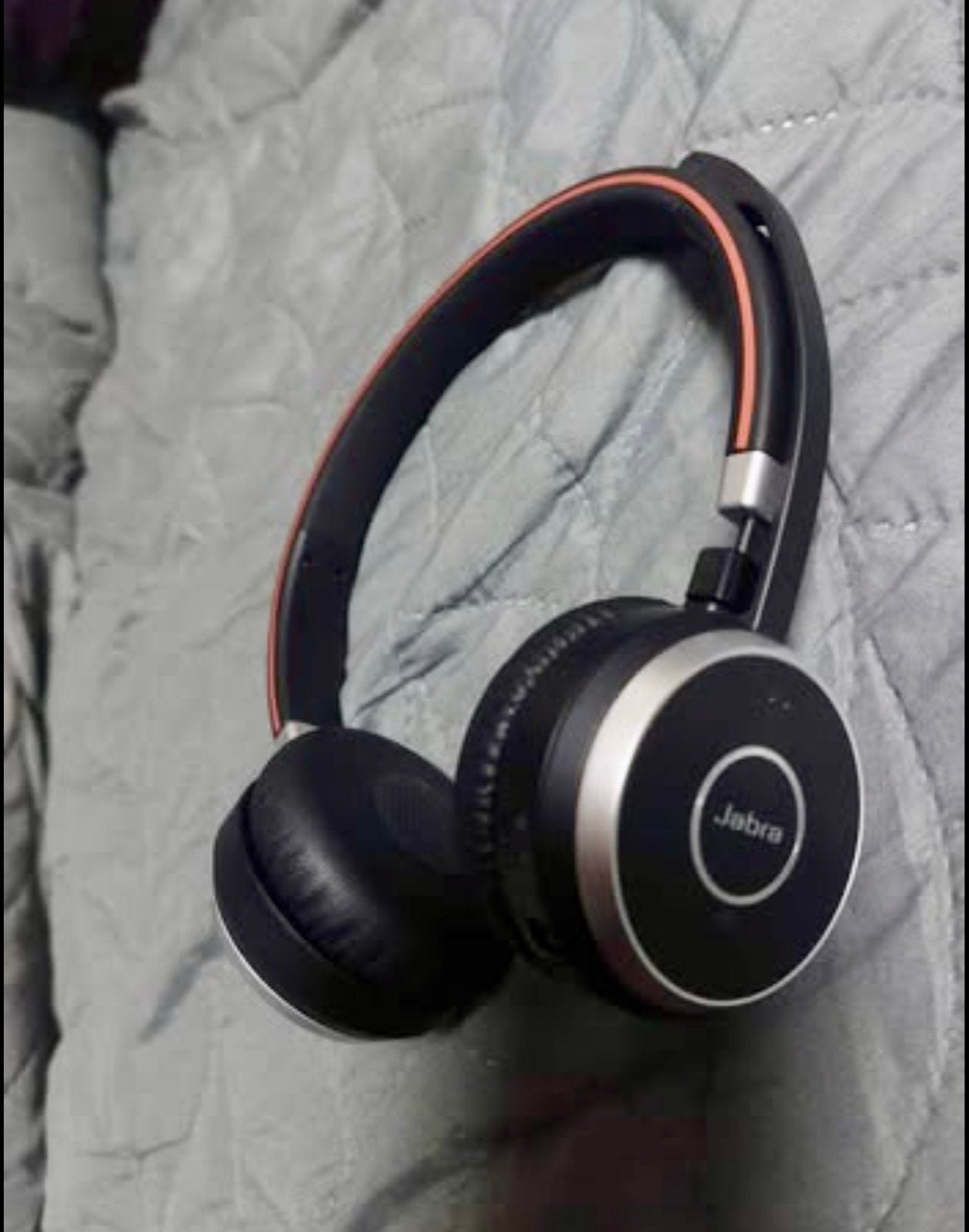 Jabra Evolve 65 MS Draadloze On-Ear Headset met Microfoon, Bluetooth, On-ear, Ophalen of Verzenden, Zo goed als nieuw