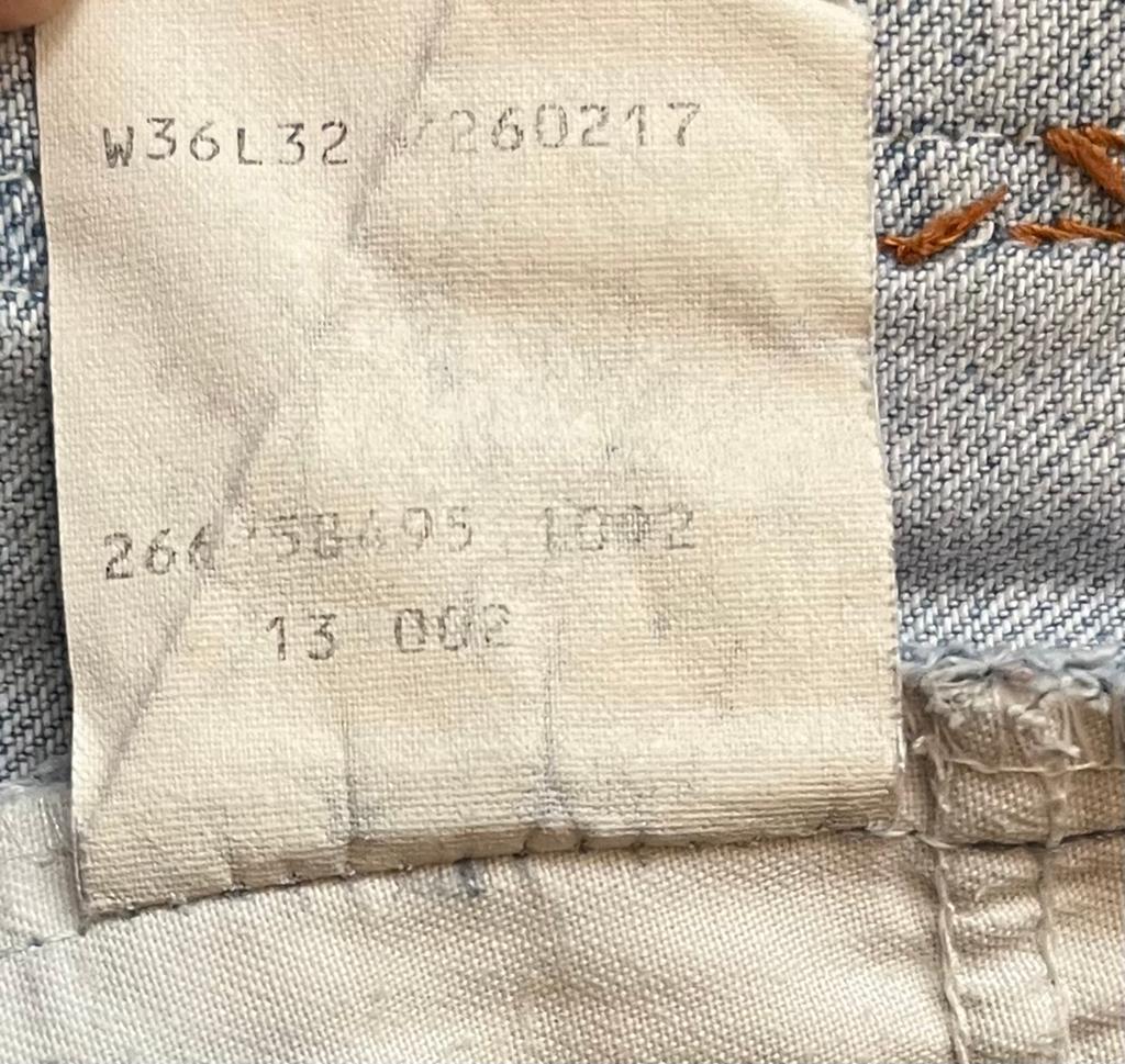 Levi 726 (217)  Orange tab 1992, Ophalen of Verzenden, Zo goed als nieuw, Blauw, W27 (confectie 34) of kleiner