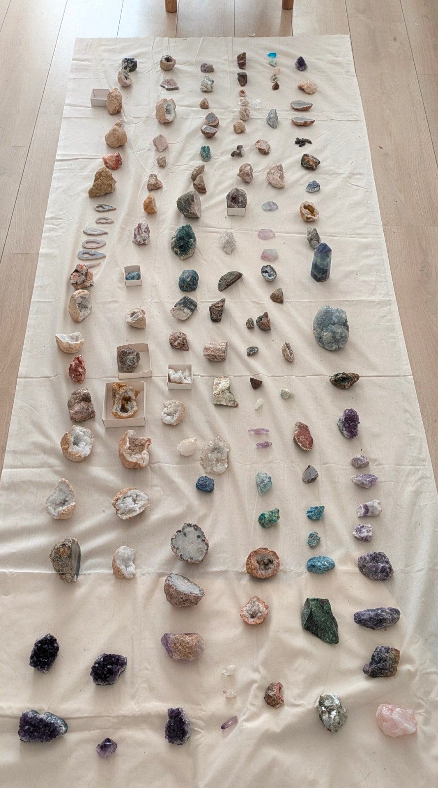 153 kristallen!, mineralen, opaal AAA kwaliteit azuriet,enz, Ophalen of Verzenden, Nieuw, Edelsteen, Overige merken
