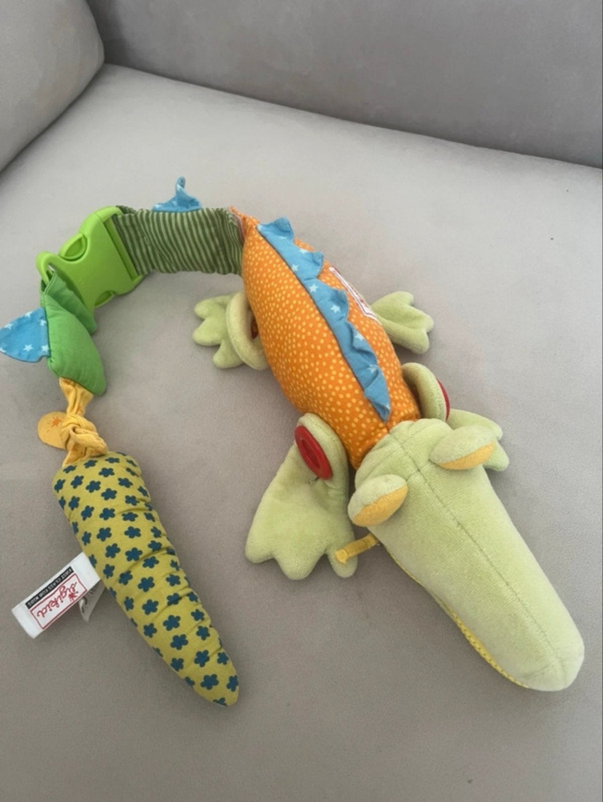 Sigikid Krokodil Activiteit Knuffel - Nieuwstaat, Ophalen of Verzenden, Zo goed als nieuw, Overige typen