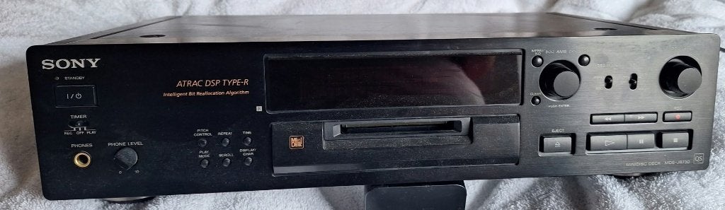Sony MDS-JB730 QS MiniDisc Deck | ATRAC DSP Type-R | Optisch, Ophalen of Verzenden, Minidisc-recorder