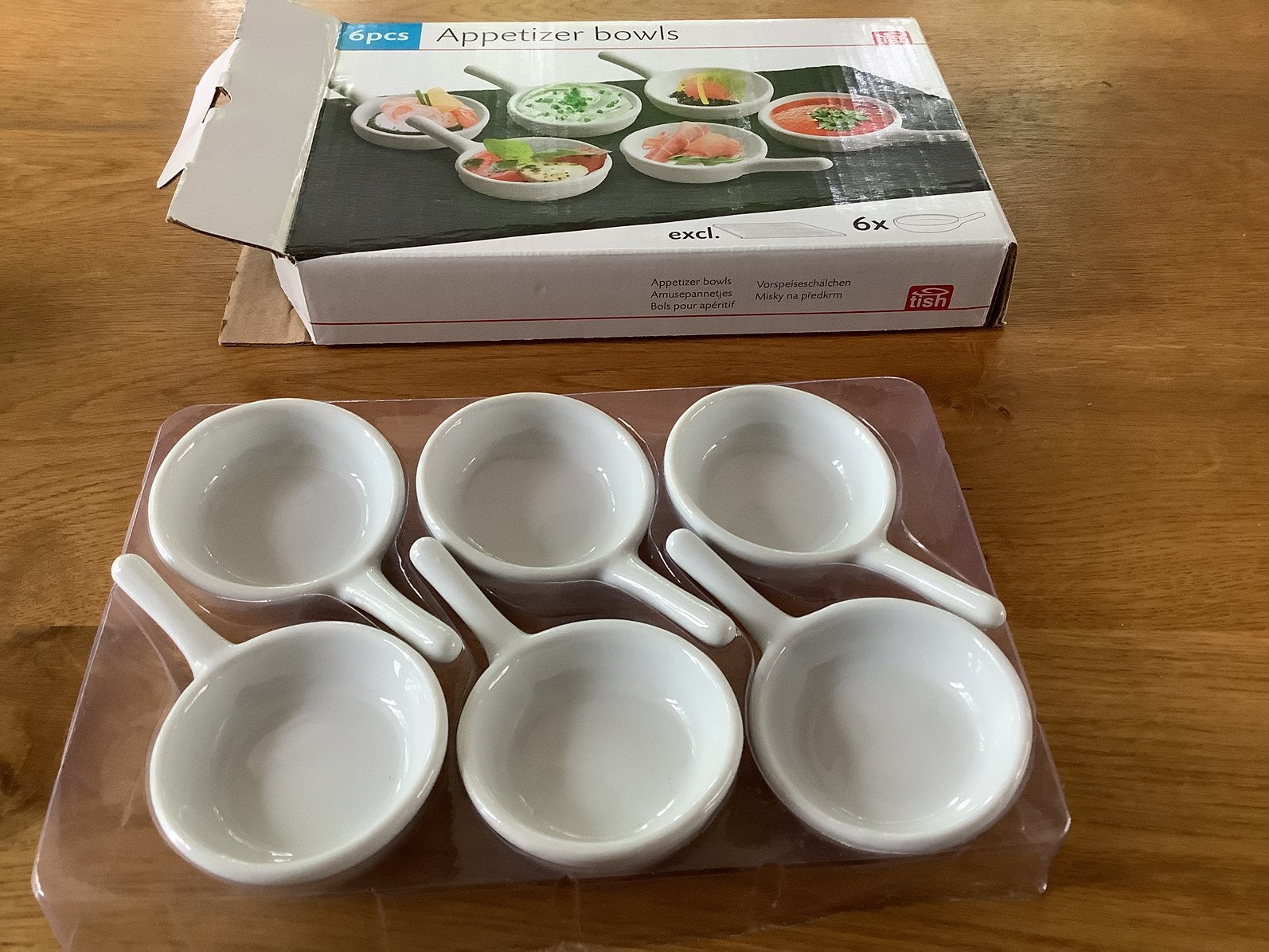 6 amuse schaaltjes, Ophalen of Verzenden, Nieuw, Overige stijlen, Schaal of Schalen