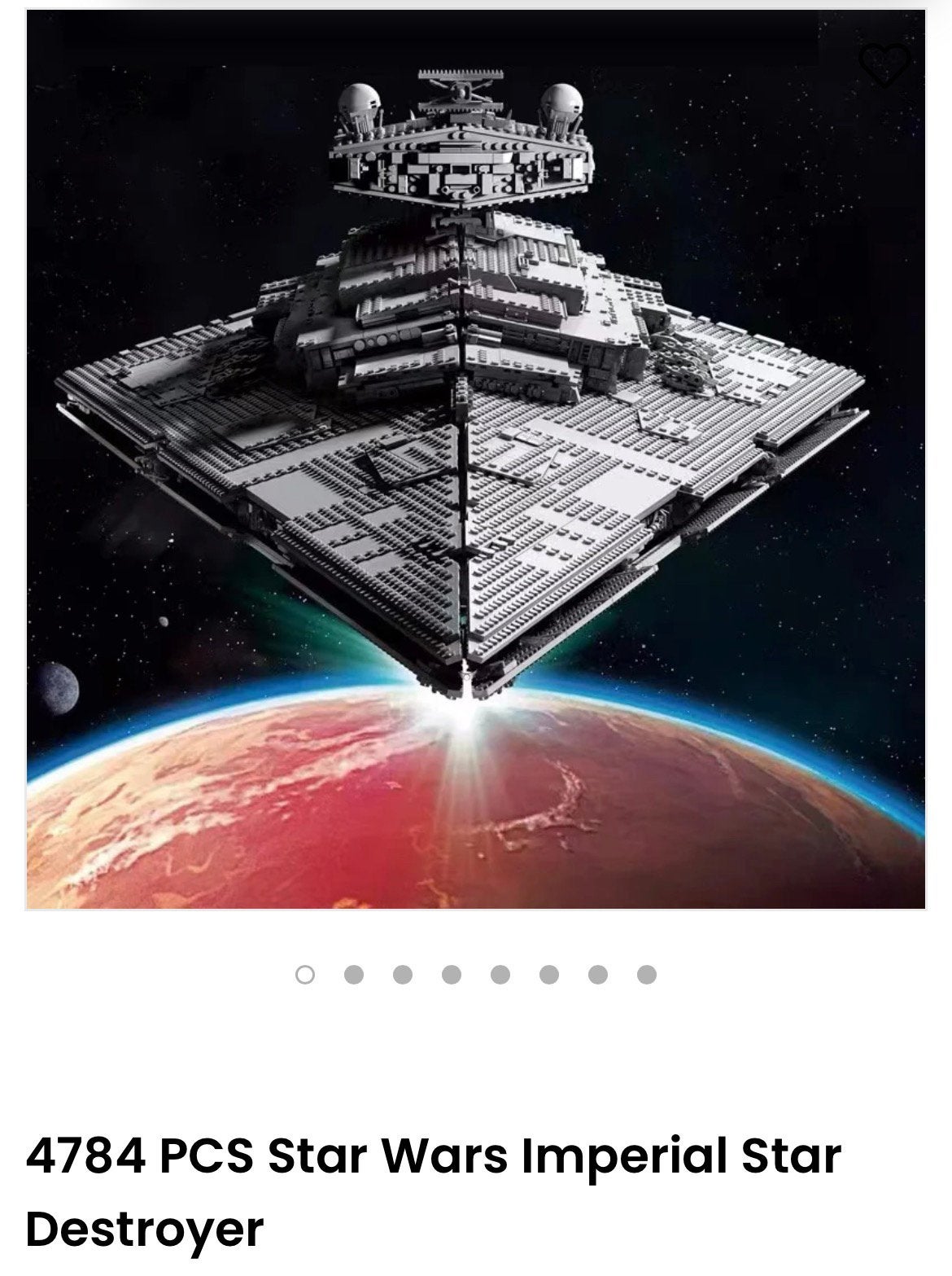 Imperial star destroyer star wars, Ophalen, Zo goed als nieuw