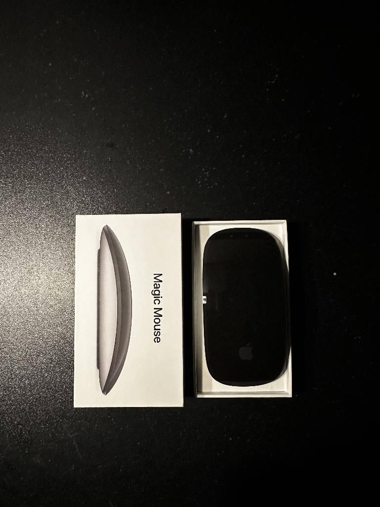 Magic Mouse Apple Zwart, Ophalen, Zo goed als nieuw, Draadloos, Muis