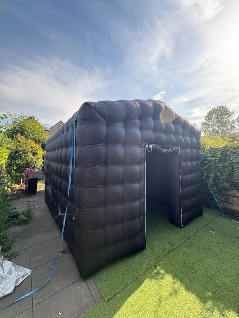 Opblaasbare 3.5x6 5x5 6x8 discotent te huur huren, Tuin en Terras, Partytenten, Ophalen, Zo goed als nieuw