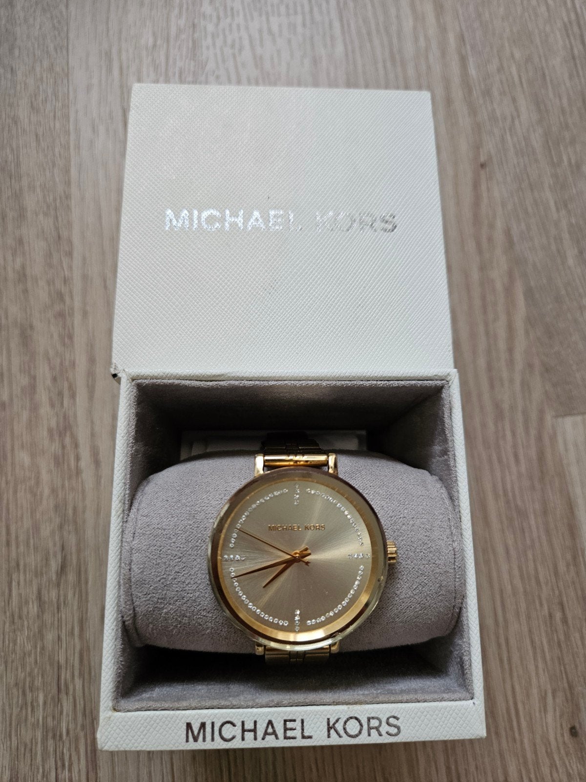 Goudkleurig horloge Michael Kors, Overige merken, Staal, Staal, Verzenden