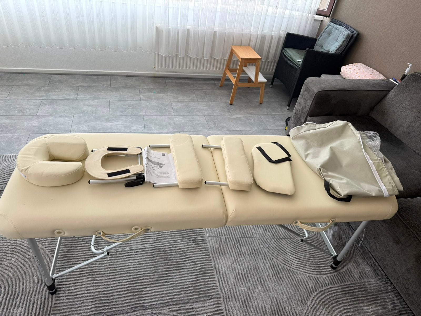 Massagetafel, Sport en Fitness, Massageproducten, Ophalen, Zo goed als nieuw, Massagetafel