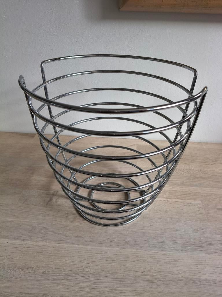 Mooie metalen fruitmand, Ophalen, Rond, Overige materialen