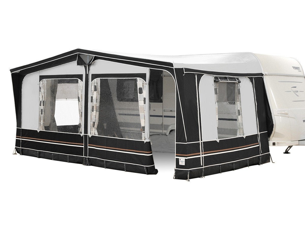 Voortent Goldcamp Aruba 300 - Omloopmaat 15 (Zonder Frame), Ophalen, Gebruikt, Polyester