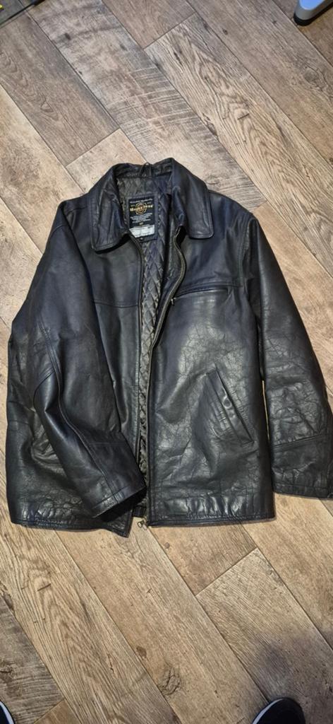 Leren jas maat XL, Ophalen of Verzenden, Zo goed als nieuw, Maat 56/58 (XL), Bruin