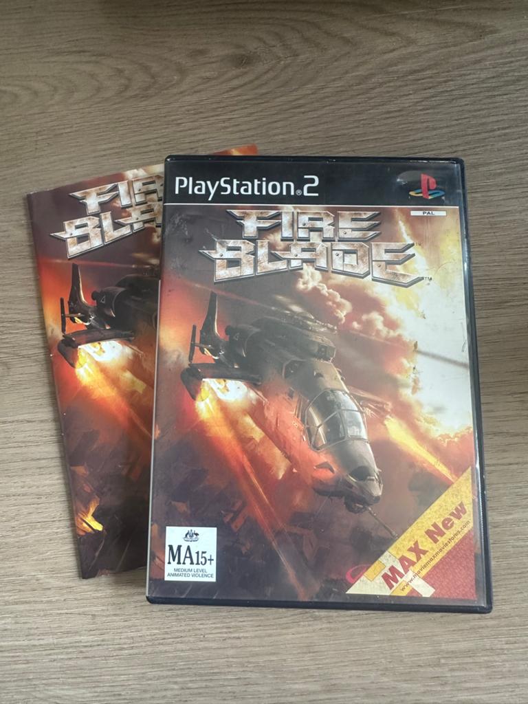 Fire Blade PlayStation 2 (PS2) Game - Actie Helikopter, Avontuur en Actie, Gebruikt, 1 speler, Ophalen of Verzenden