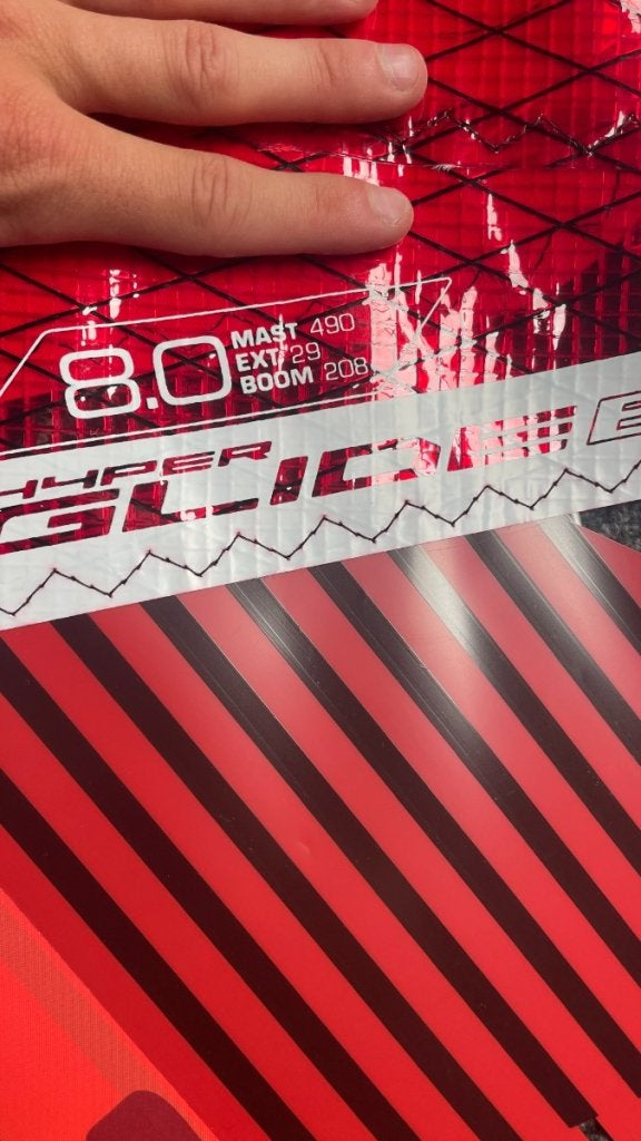 Severne Hyperglide 6 8.0 #2 (Showroom Model), Watersport en Boten, Windsurfen, Niet ingevuld, Niet ingevuld, Niet ingevuld
