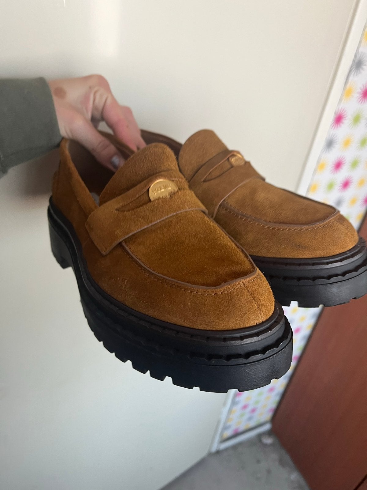 Zo goed als nieuwe Steve Madden loafers, Kleding | Dames, Ophalen of Verzenden, Zo goed als nieuw, Bruin, Instappers