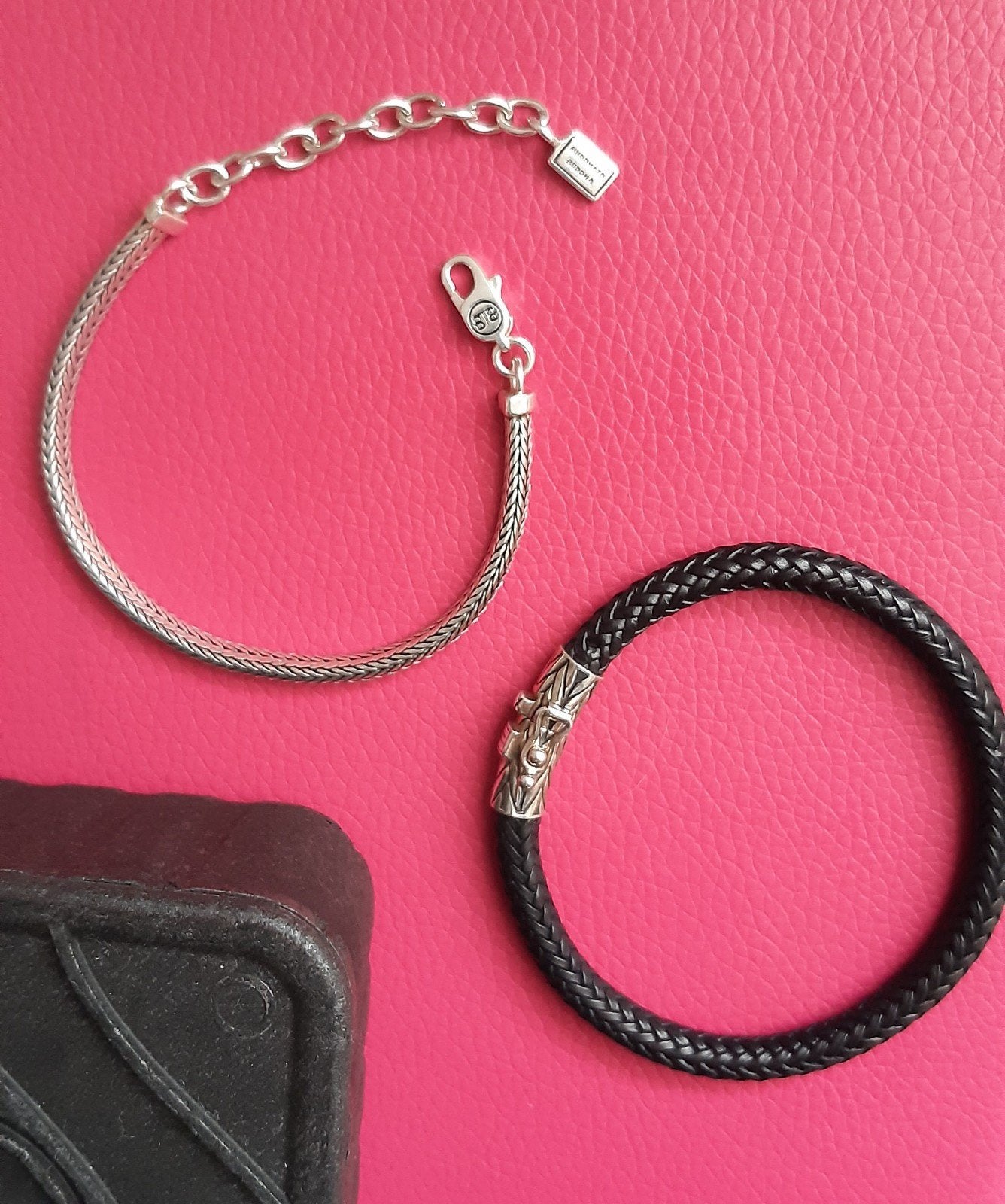 Buddha to Buddha Ellen armbanden, Ophalen of Verzenden, Zo goed als nieuw, Zwart, Zilver