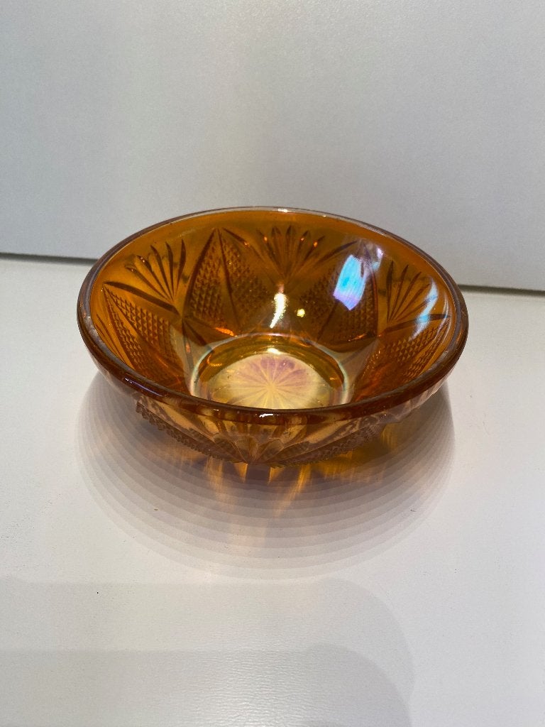 Parelmoer schaaltje van geperst glas, Ophalen of Verzenden