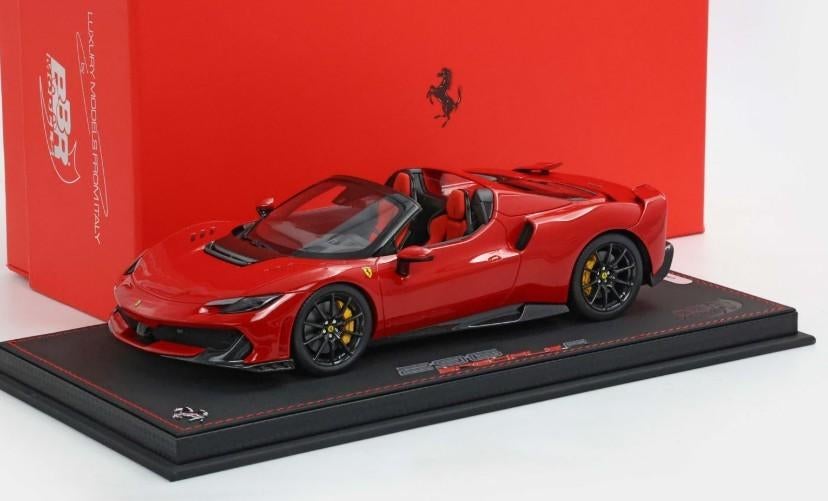 Ferrari 296 Speciale Aperta Rood 1:18 P18270B BBR PRE-ORDER, Ophalen of Verzenden, Nieuw, Auto, Overige merken