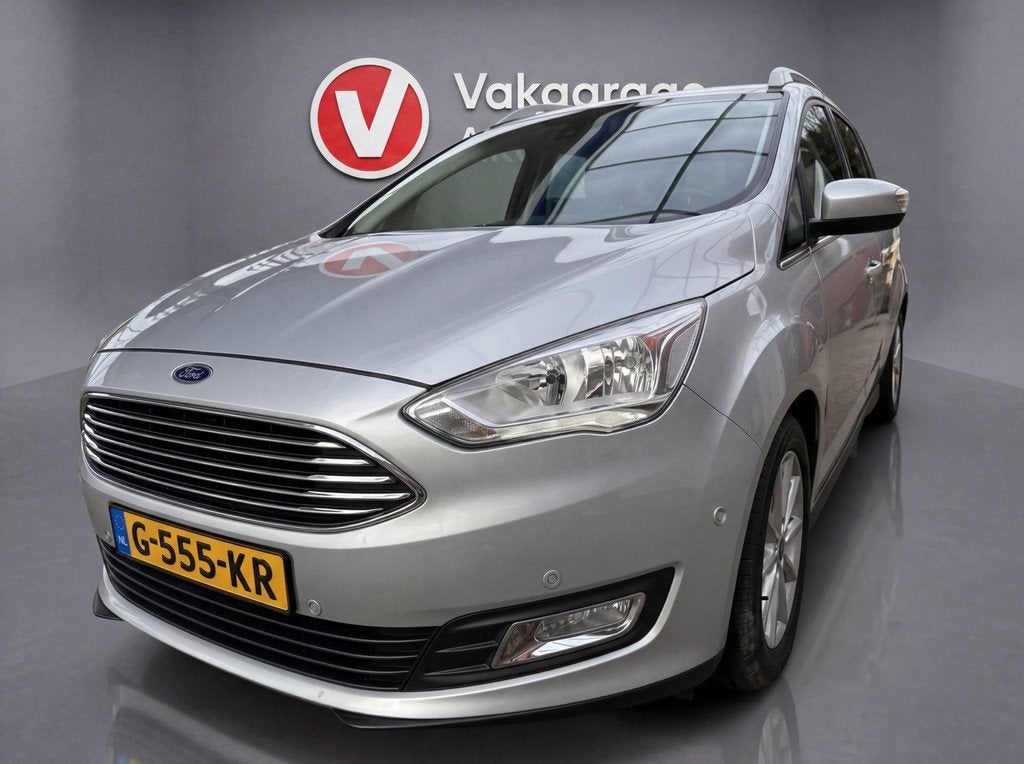 Ford Grand C-Max 1.5 Titanium / Parkeersensoren / Stoelverwa, Auto's, Ford, 150 pk, Bedrijf, 750 kg, 1300 kg
