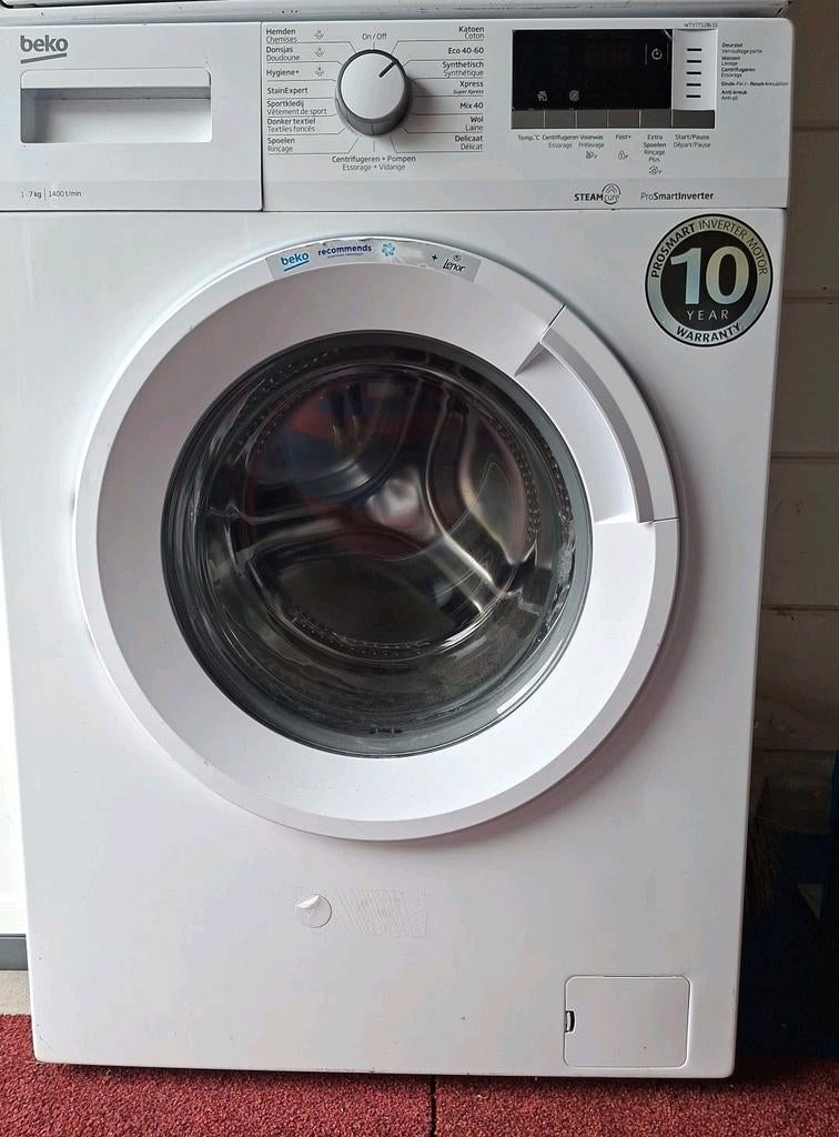 Beco wasmachine 1400 toeren, Witgoed en Apparatuur, Was-droogcombinaties, Gebruikt, 6 tot 8 kg, 85 tot 90 cm, Ophalen