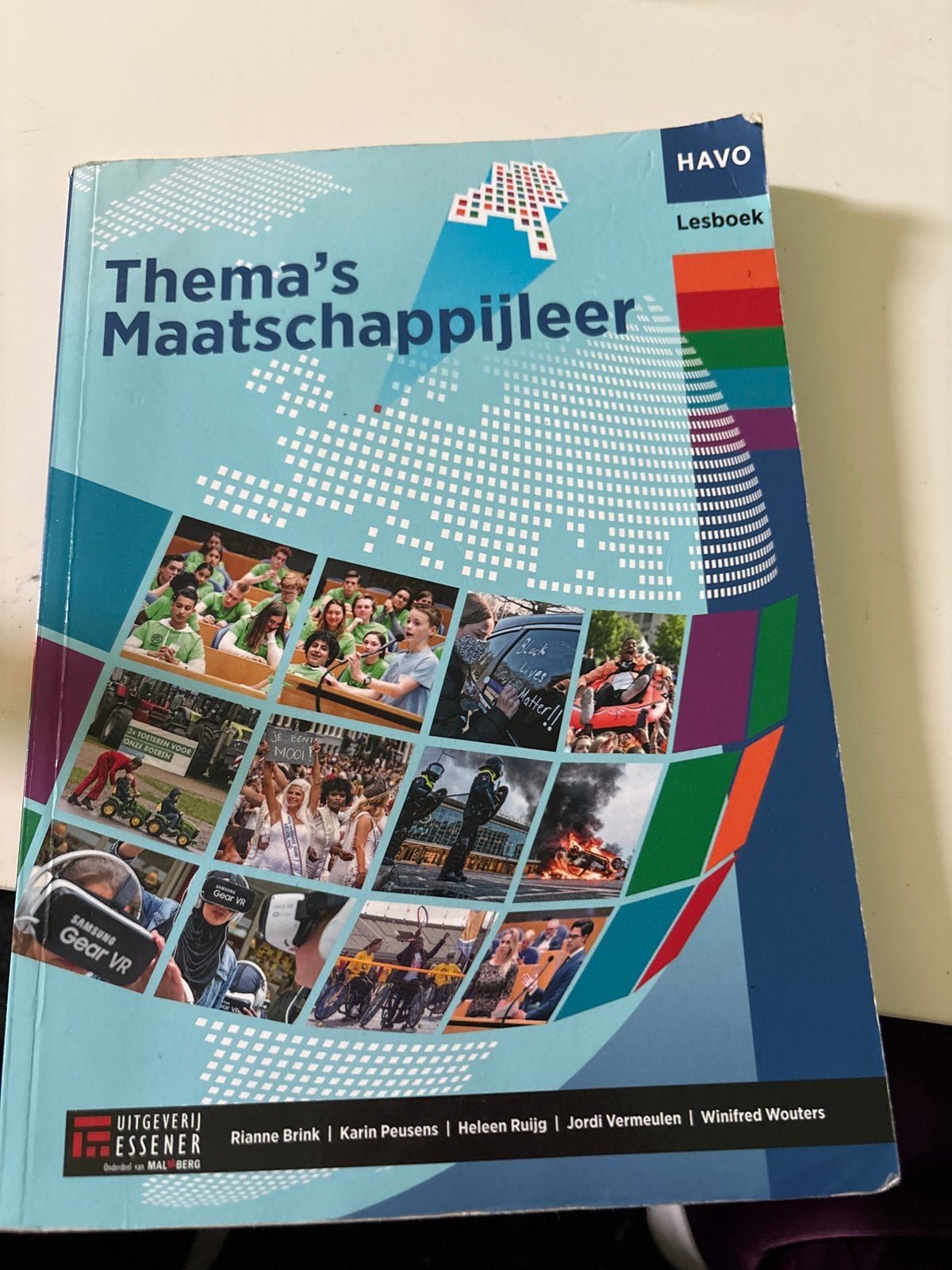 Thema's Maatschappijleer HAVO Lesboek - Zo goed als nieuw, Ophalen of Verzenden, Gamma, Gelezen, Overige niveaus